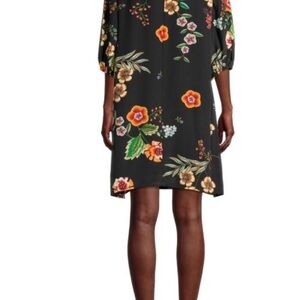 Johnny Was Zorya Printed Floral Mini Dress Size Medium